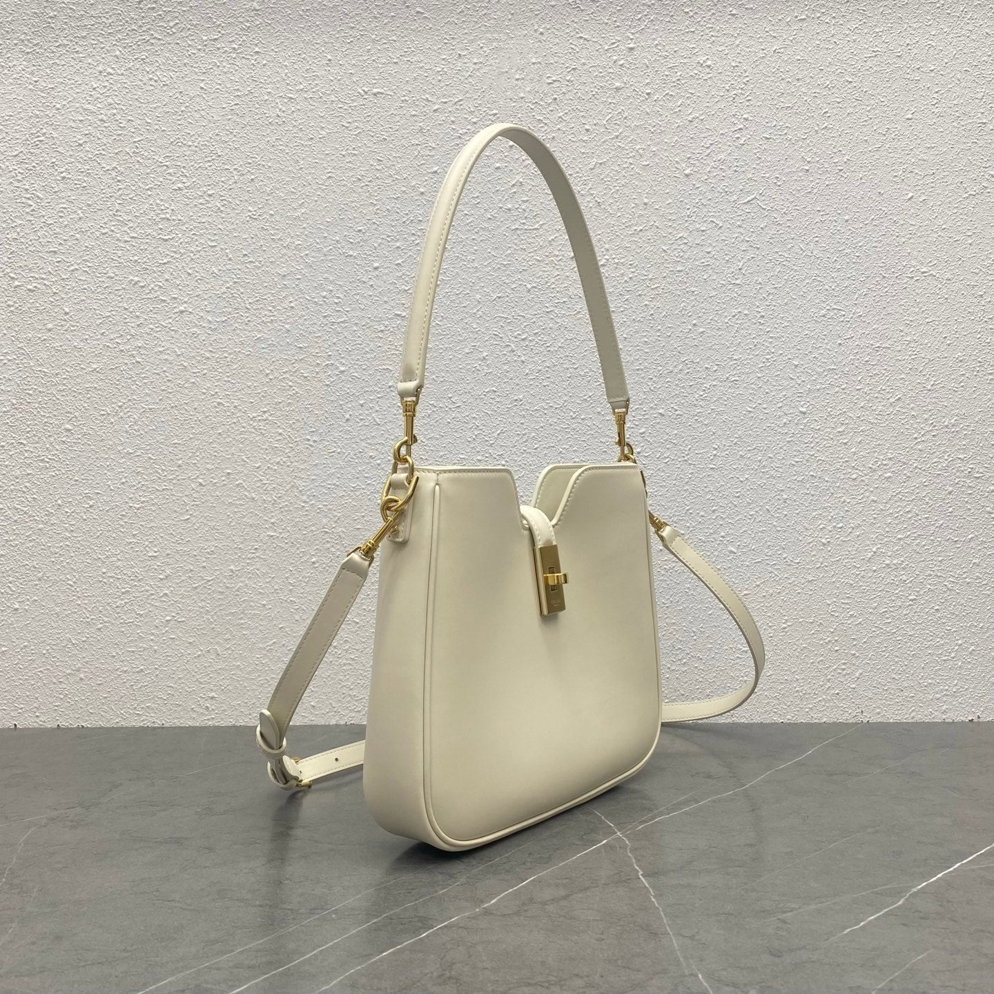 Celine Camille 16 Soft Bag - Minimalist Elegance in White