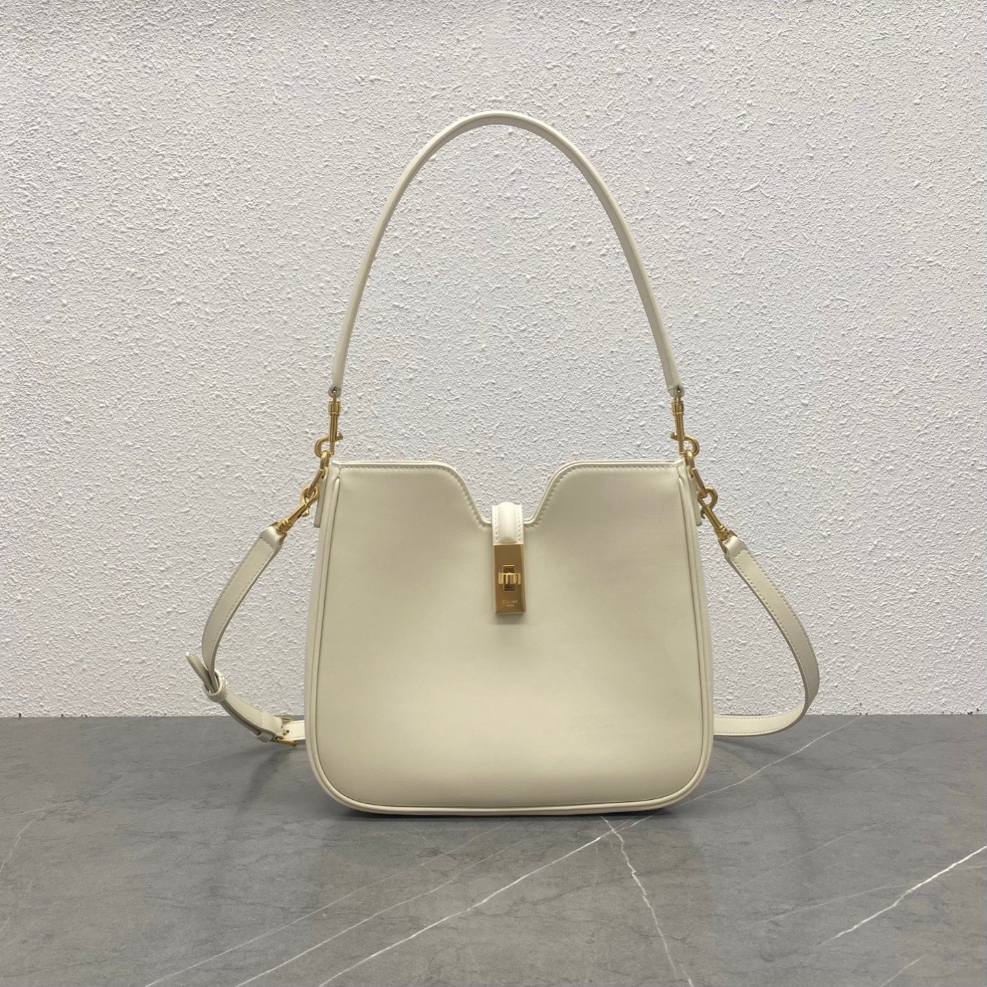 Celine Camille 16 Soft Bag - Minimalist Elegance in White