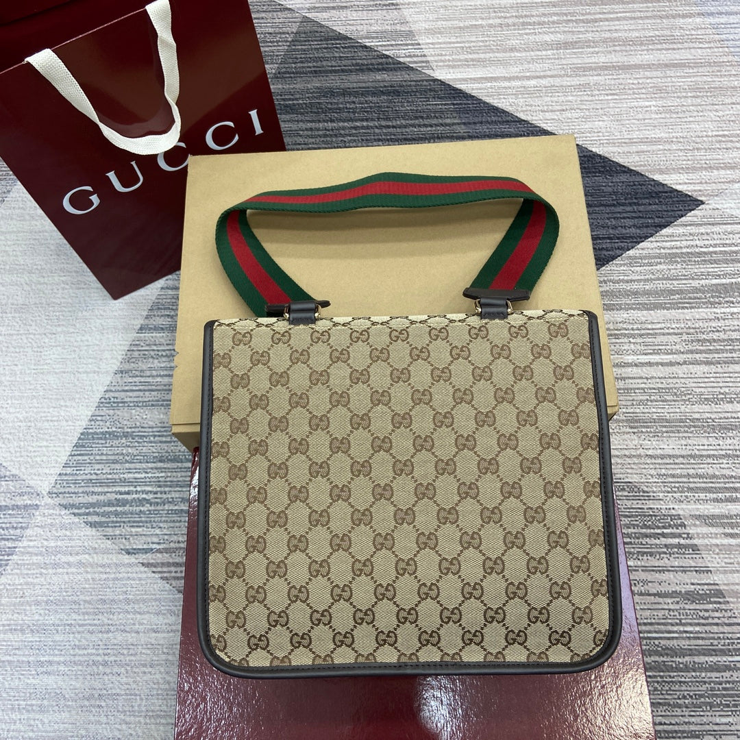 Gucci GG Canvas Children's Messenger Bag - Classic Design