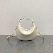 Celine LuLu Crescent Bag - Genuine Calfskin, Versatile Style