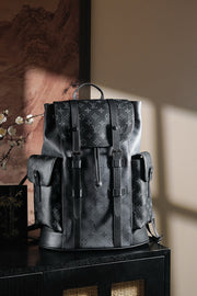 Unisex CHRISTOPHER Diamond Chip Backpack - Stylish & Versatile Daily Bag