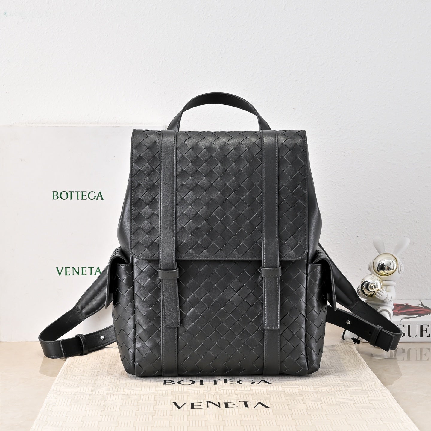 Bottega Veneta Intrecciato Leather Back To School Backpack