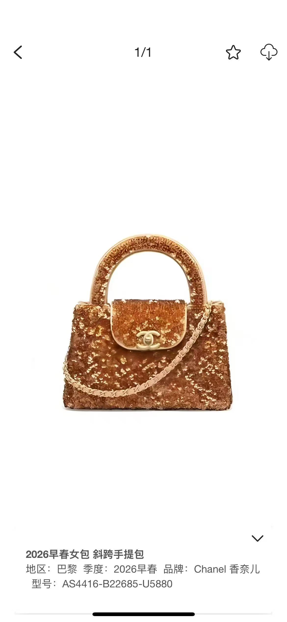 Limited Edition Chanel 26c Kelly Sequin Bag