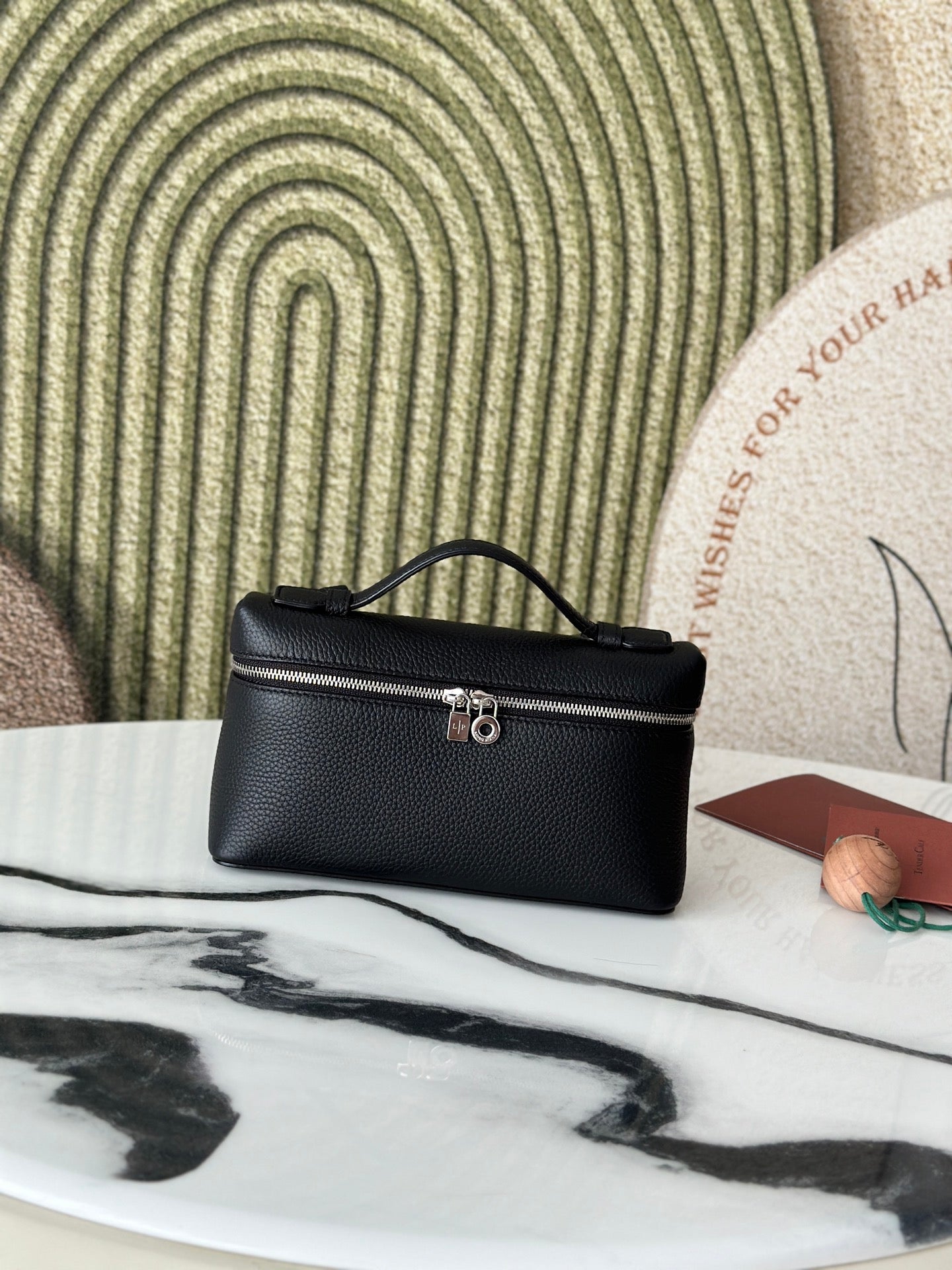 L19 Small Handbag with Extra Pocket and Adjustable Shoulder Strap