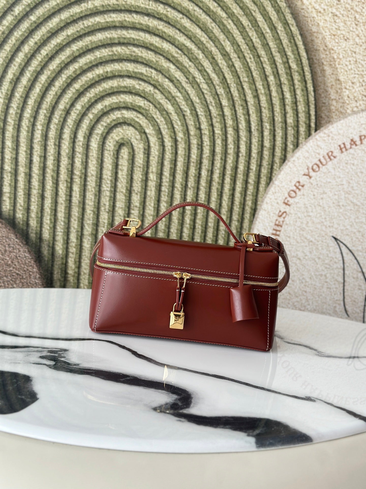 Loro Pian Brick Red Handbag | Spring/Summer Collection