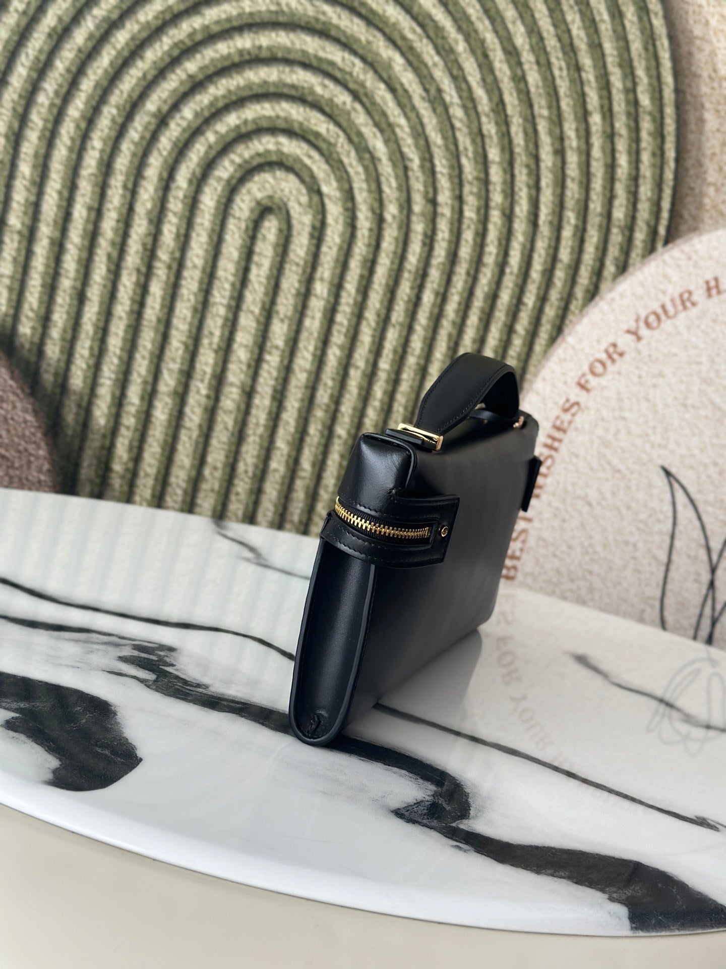 Elegant L29 Black Calfskin Clutch - Luxury Accessory