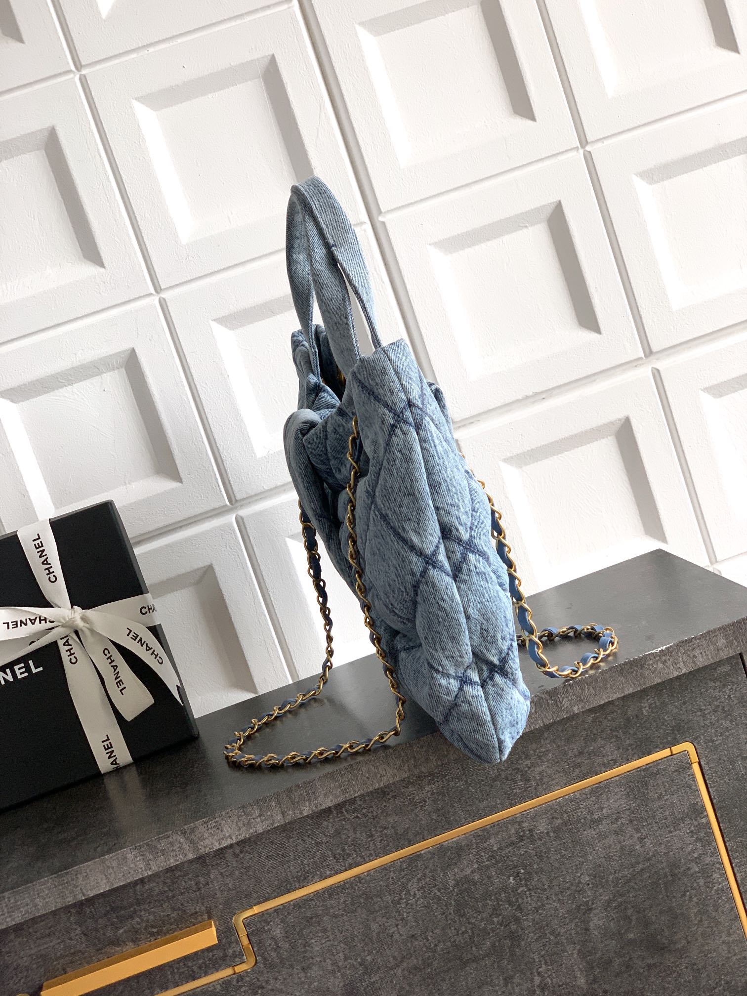 "Danny Denim Butterfly Bag - Chic and Durable Handbag"