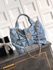 "Danny Denim Butterfly Bag - Chic and Durable Handbag"